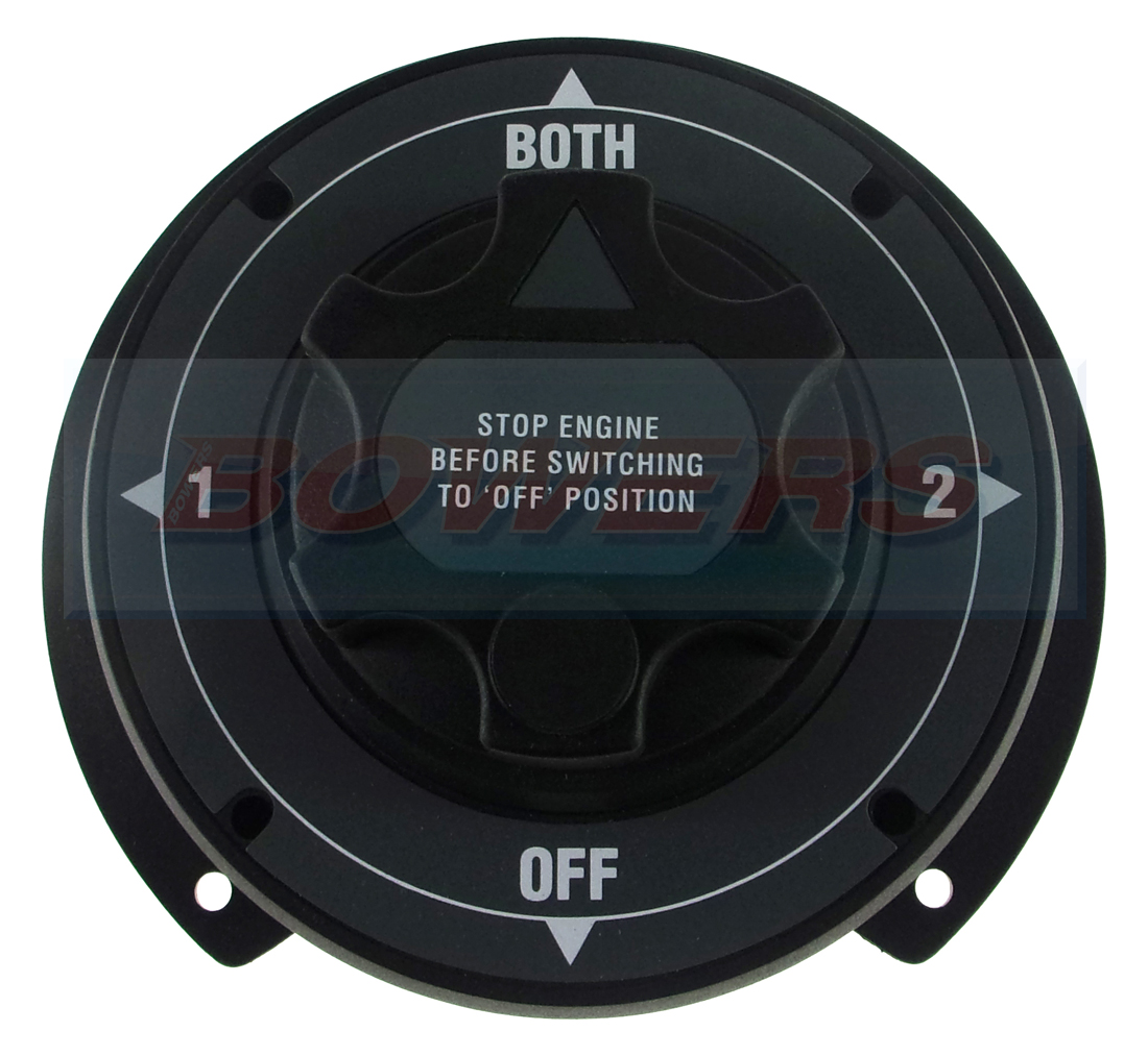 Marine 4 Position Battery Changeover/Isolator Switch H Bowers